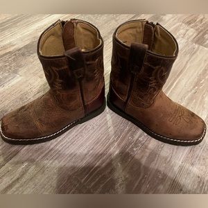 Toddler leather smoky mountain boots size 9